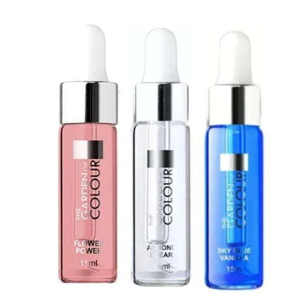 3-pakning - Cuticle Oil - Blomst, Mandel, Vanilje - 15ml