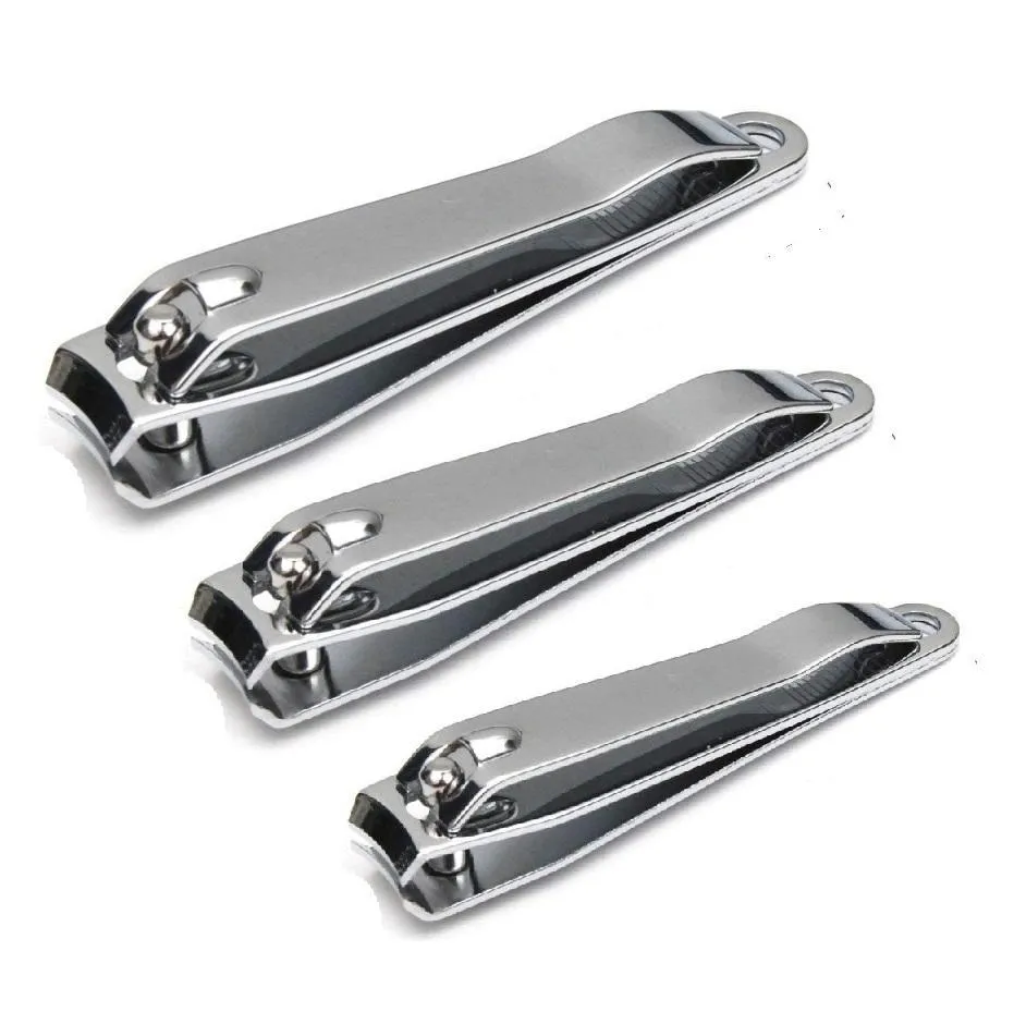 3-pakning Effektive Negleklippere i rustfritt stål 6,8 5,2 og 4,7 cm