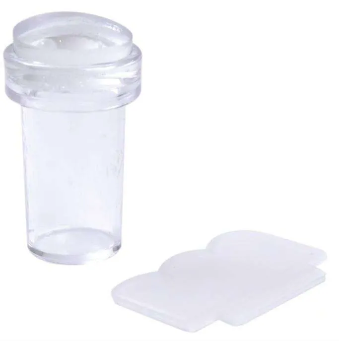 Stempelpute + skrape for nail art stempling - Klar