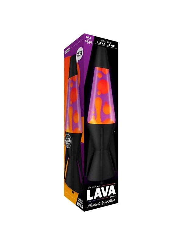 Lava Lamp 37cm Evenfall Rocket