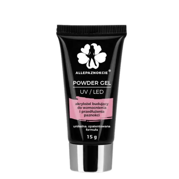 Polygel - Pulvergelé - Fransk rosa 15ml - Akrylgelé