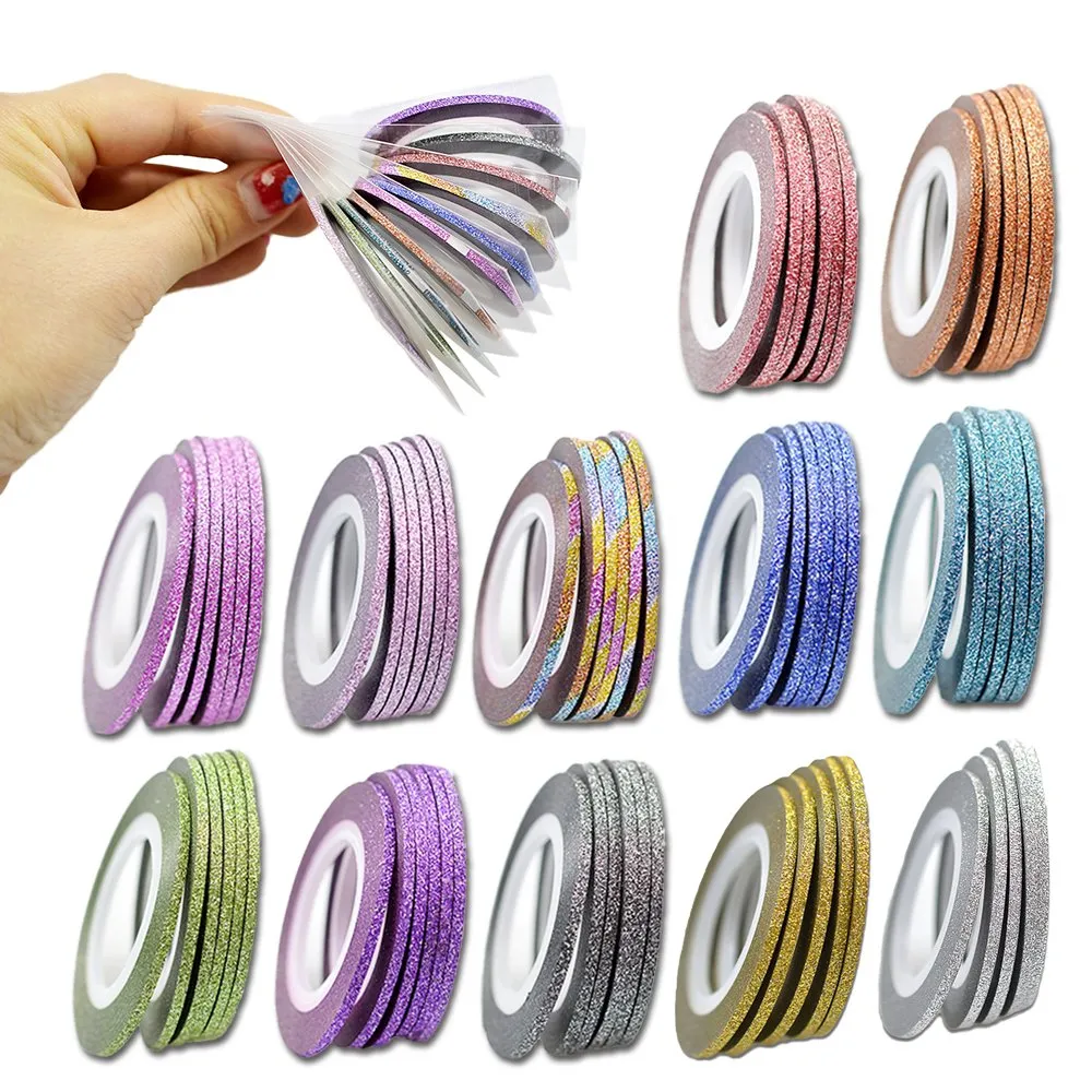 Glitter striping tape, negle tape