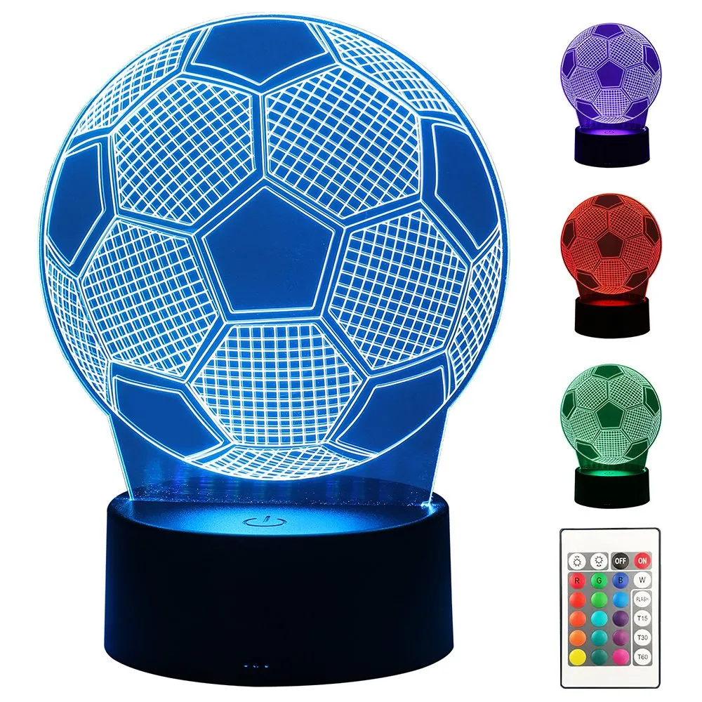 Nattlampe Fotball / Bordlampe - RGB