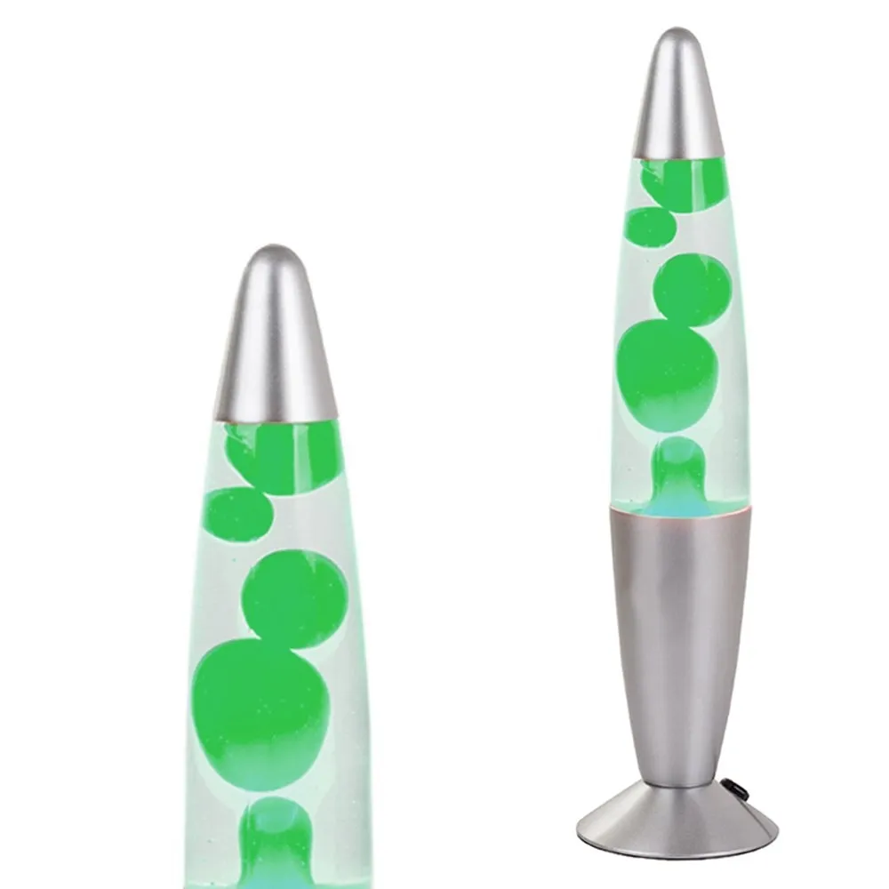 Lavalampe / LED-lampe - 34 cm - Green