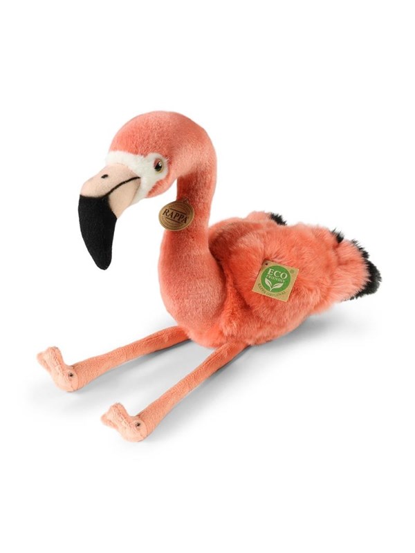 Rappa - Plush realistic flamingo stuffed animal 36 cm Eco-Friendly