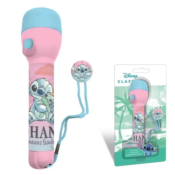 Disney Lilo & Stitch LED-lampe, lommelykt 21 cm