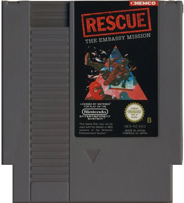 Rescue The Embassy Mission - Nintendo 8-bit/NES - PAL B/SCN (BRUKT VARE)