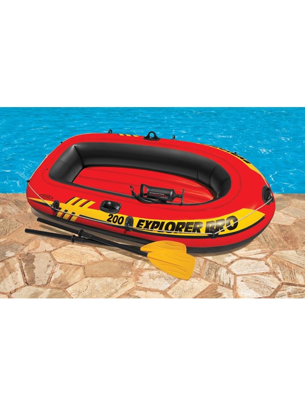 Intex Explorer Pro 200 båt, 120 kg, eks årer, 196x102x33 cm
