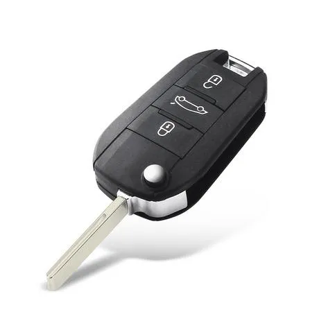 3-knapper Erstatningsnøkkel til Peugeot/Citroen