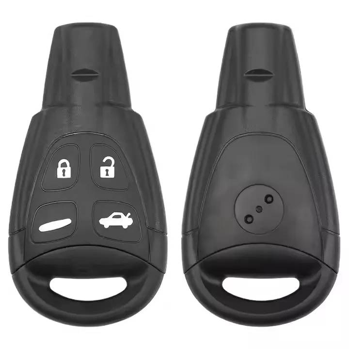 Nøkkelhus/Alarmboks med 4 knapper for Saab 9-3 & 9-5