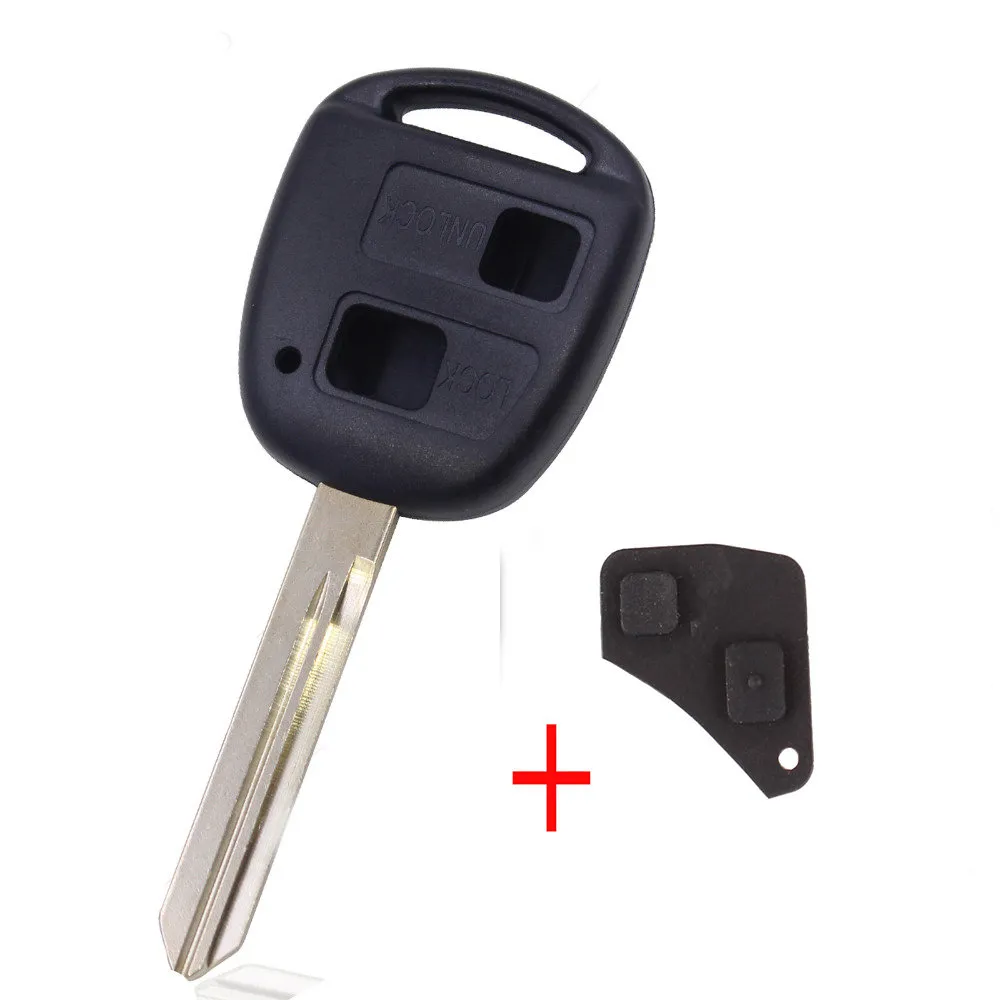 2-knapps bilnøkkelskifte TOY47 + tastatur til Toyota