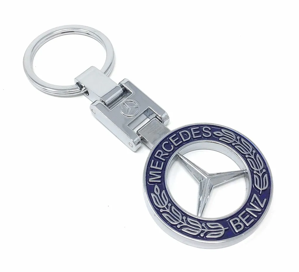 Mercedes-Benz nøkkelring blå