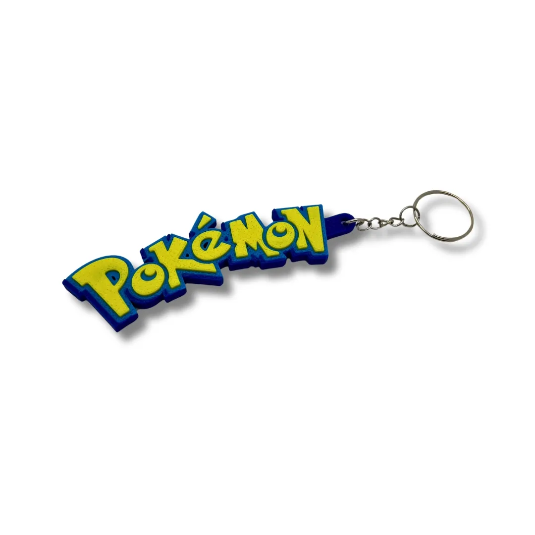Pokemon nøkkelring kjede glidelåshenger