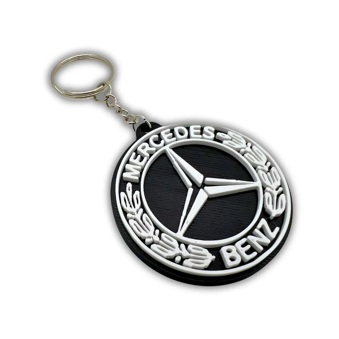 Nøkkelring emblem 50 mm tilbehør til Mercedes Benz