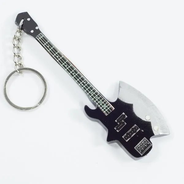 Nøkkelring: KISS - Gene Simmons - AXE Bass (mod. eksklusiv)