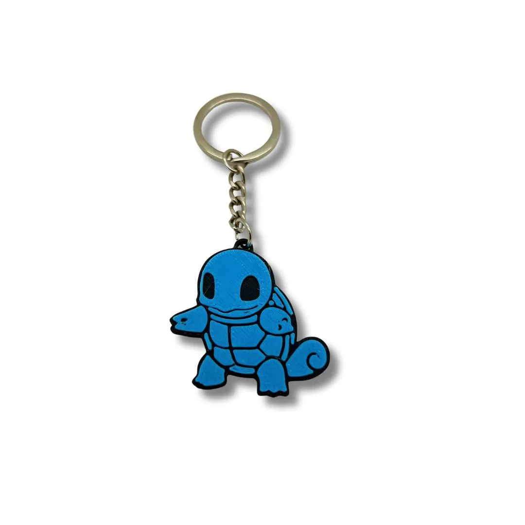 Pokemon Pikachu Charmander Squirtle Bulbasaur nøkkelring