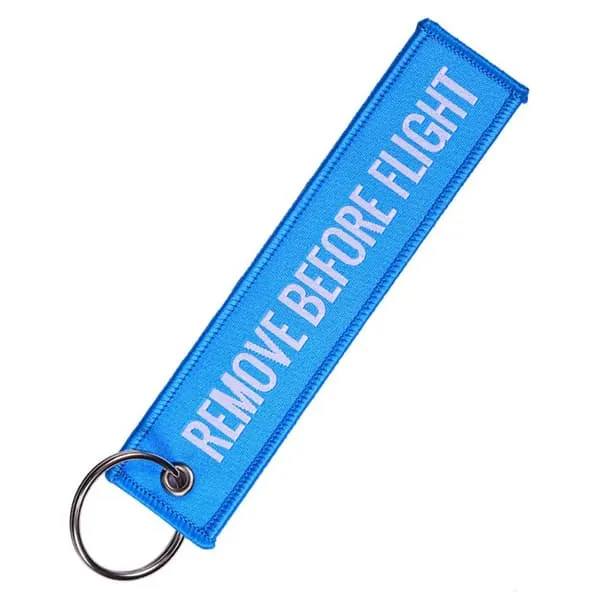 Keychain Fjern før Flight Pilot Bomber Jacket Blue