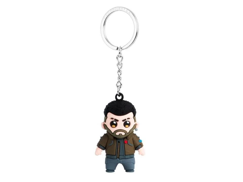 Cenega Cyberpunk 2077 V-Male 3D Keychain, Samlefigur, Video spill