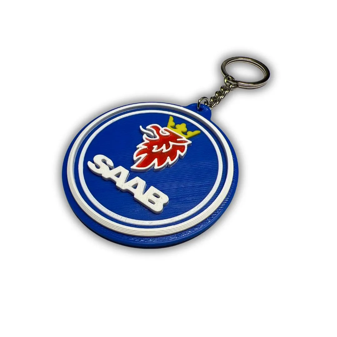 Nøkkelring nøkkelring emblem tilbehør til Saab