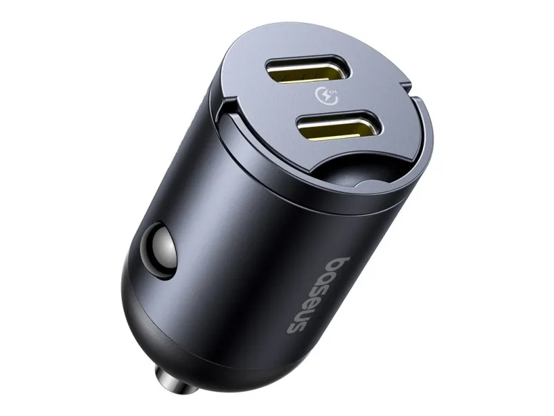 Baseus Mini Billader Tiny Star 2C 30W Sort