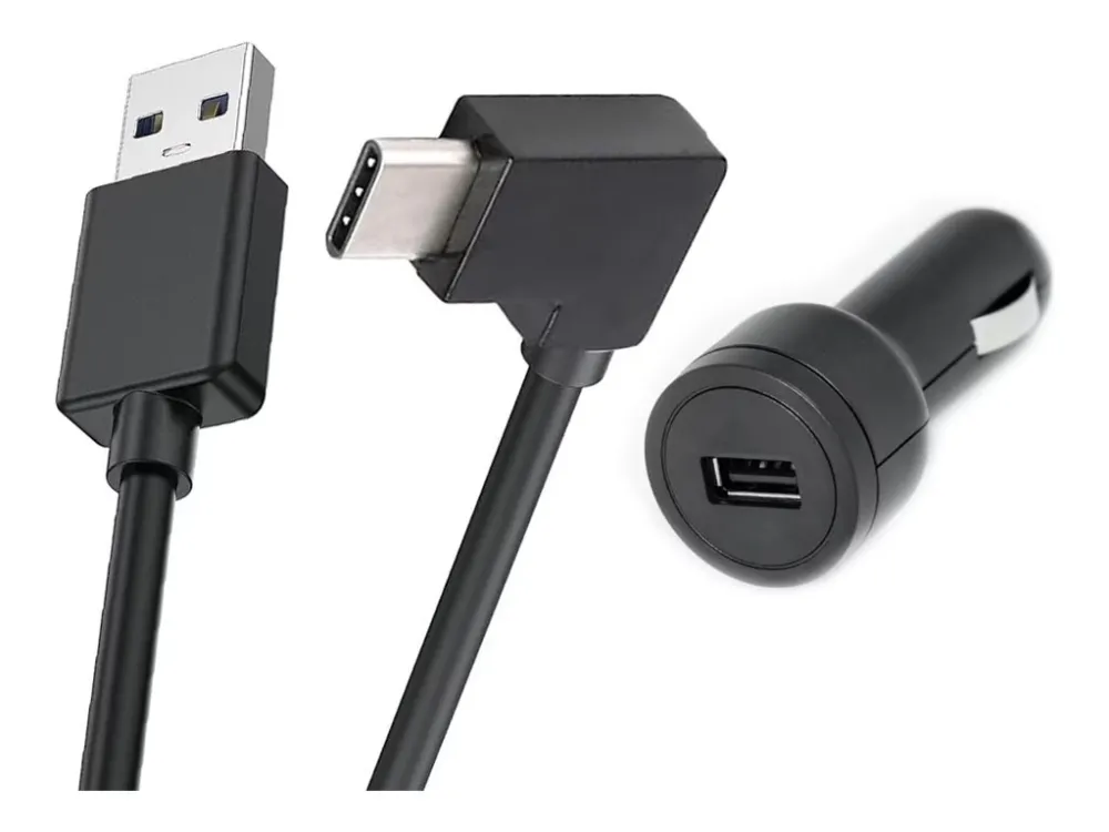 TomTom - Bilstrømadapter - with cable (USB) - på kabel: USB-C