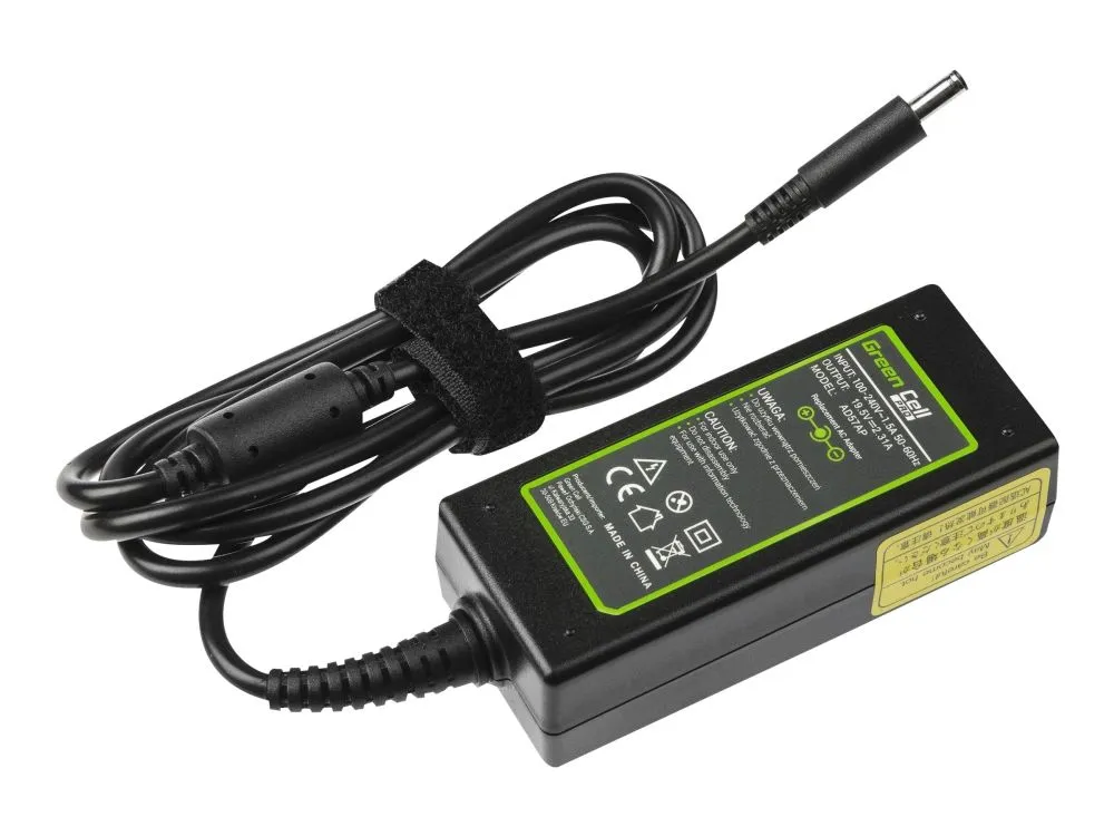 Green Cell PRO - Strømadapter - AC - 45 watt - svart - for Dell Inspiron 13 5368 2-in-1, 15 3567, 15 5551, 15 5567, 3552; XPS 13, 13 9350, 13 9360