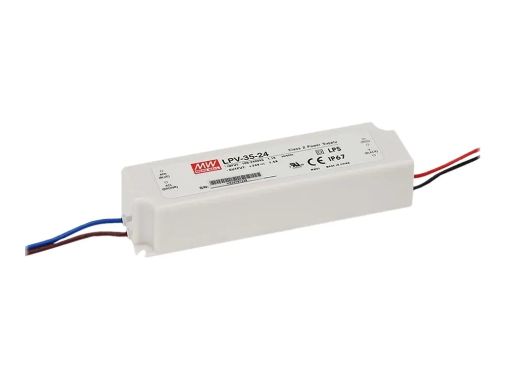 Mean Well LPV-35-24 - LPV-35 Series - LED-driver - 36 watt - 1.5 A