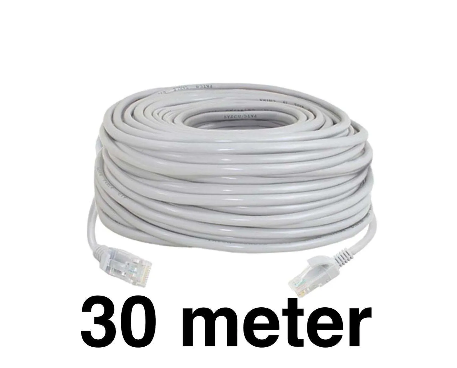 30m - Nettverkskabel - Cat5e - Internettkabel