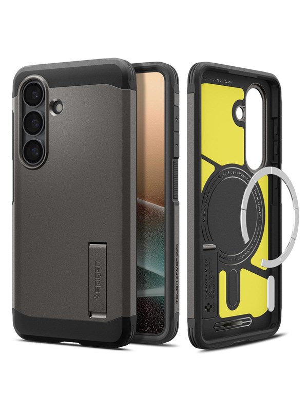 Spigen Tough Armor MagSafe - gunmetal - Samsung Galaxy S26+