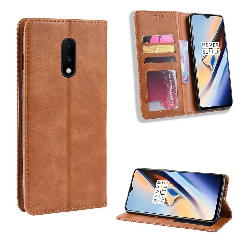Bofink Vintage OnePlus 7 etui - Brun