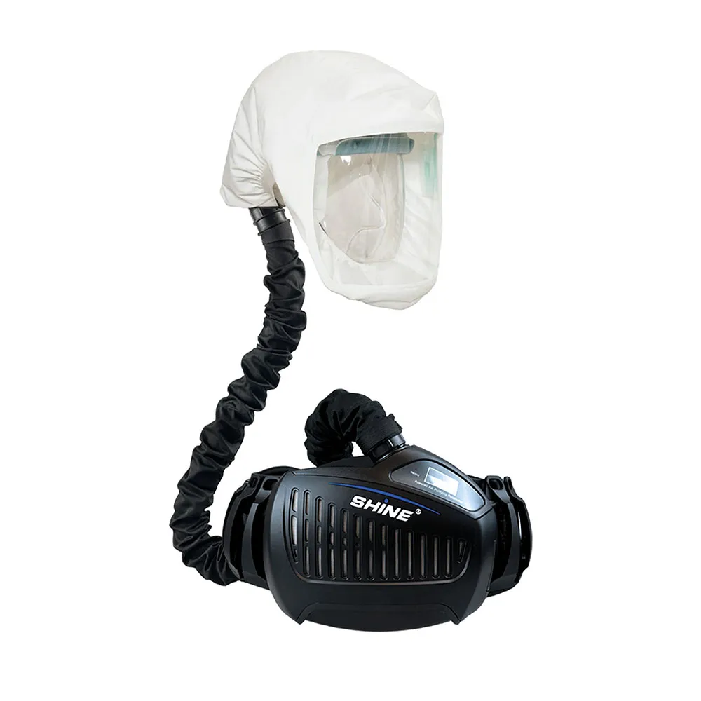 SHINE P-SH200+PAPR med kort air hood og TH3 PAPR åndedrætsværn