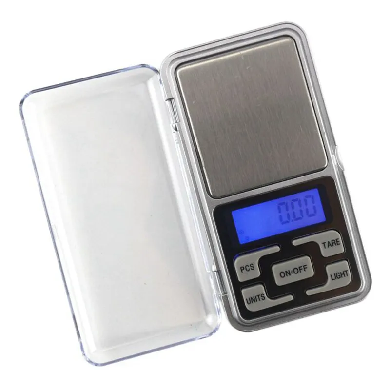 Digital vekt i lommeformat, lommevekt, smykkevekt 0,01 - 200g