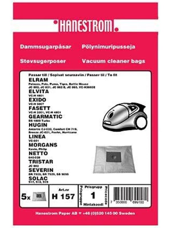 hanestroem Vacuum Cleaner Bags - 5 pcs