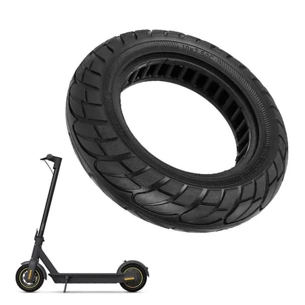 10 tommers solid dekk for Ninebot Max G30 elektrisk scooter