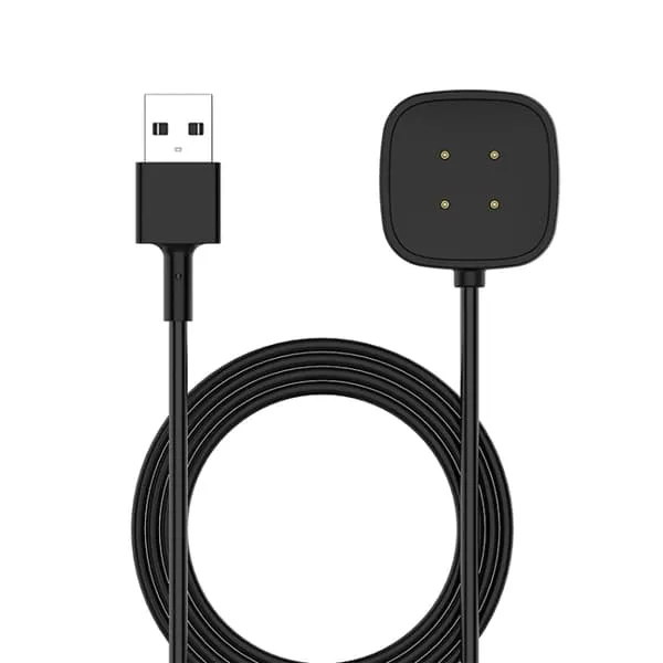 Ladekabel til Fitbit Versa 4 – 1m, Rask og Sikker Lading