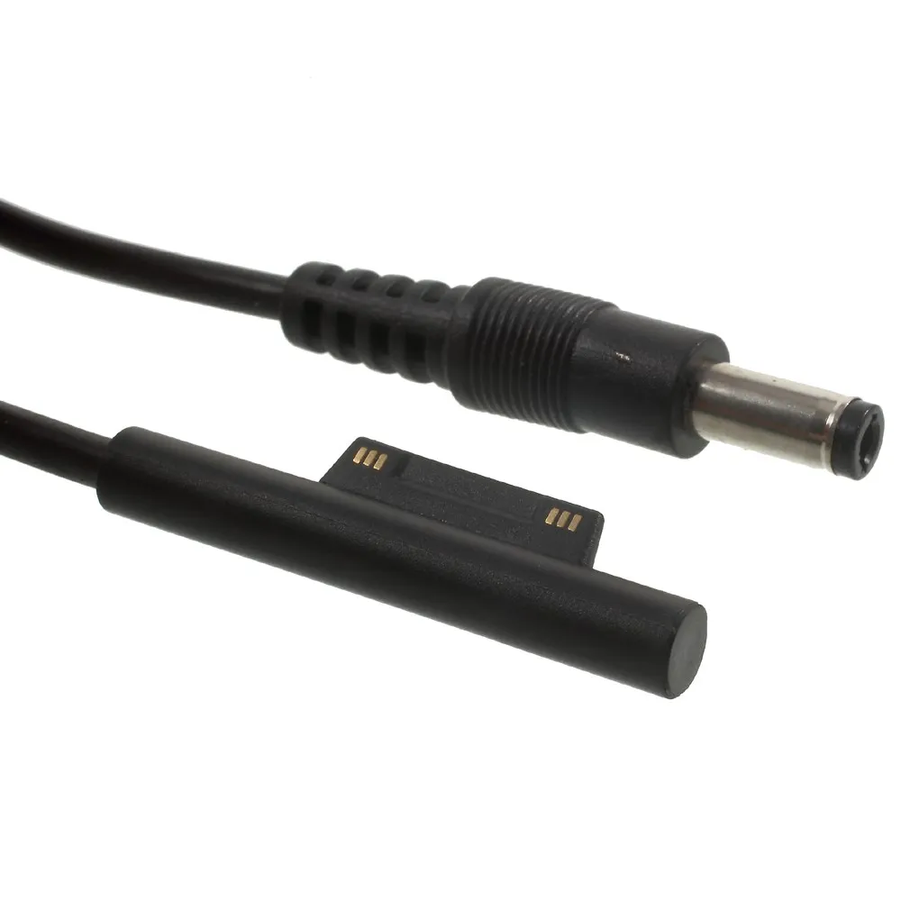 Ladekabel for Microsoft Surface Pro 3 & Pro 4 - Svart