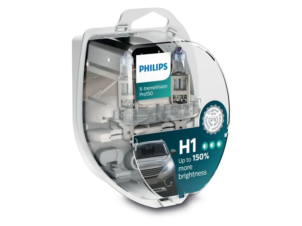 Philips X-tremeVision Pro150 - H1 - 55W - 12V - 2 stk.