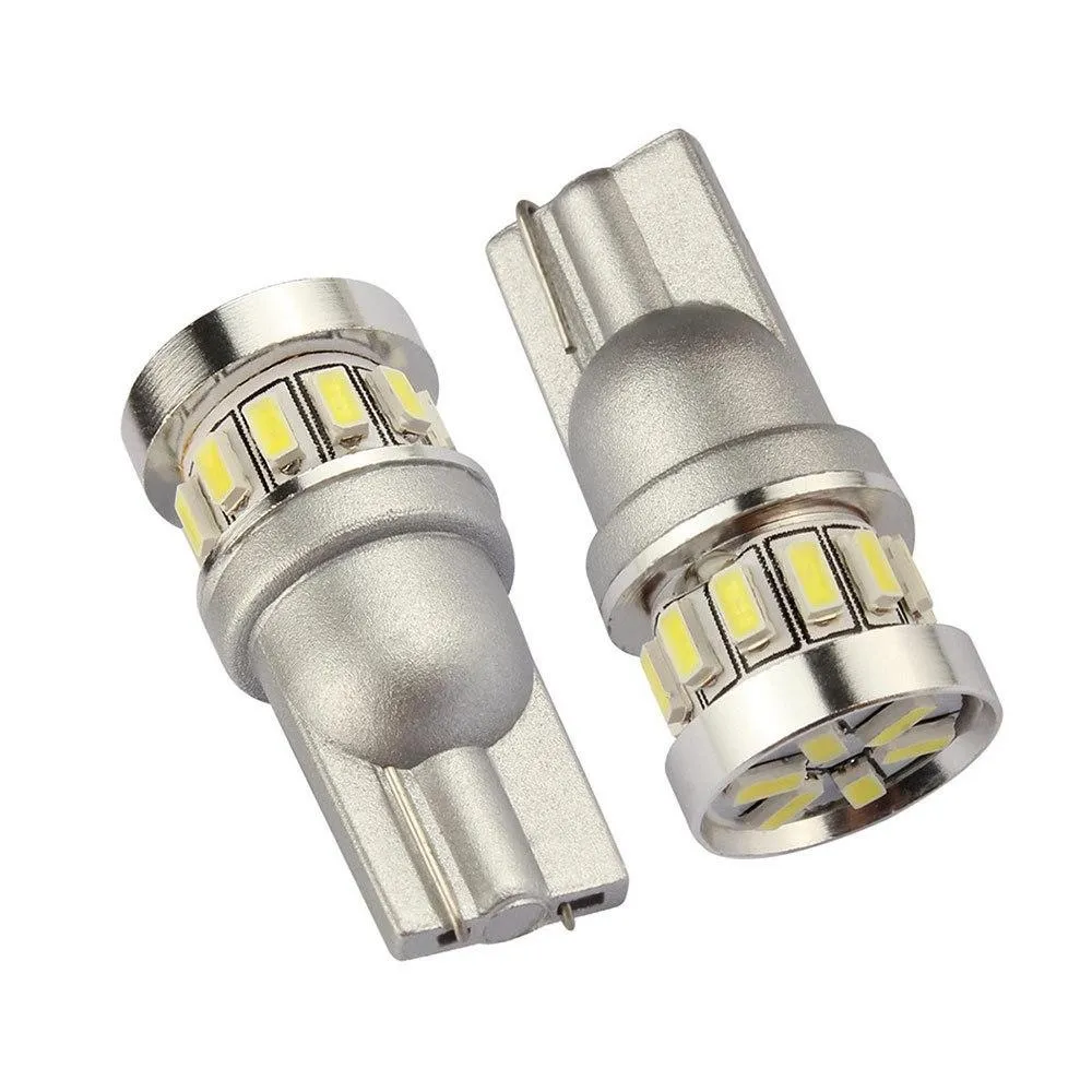 4X T10 Canbus W5W 18 st 3014 LED - Vit