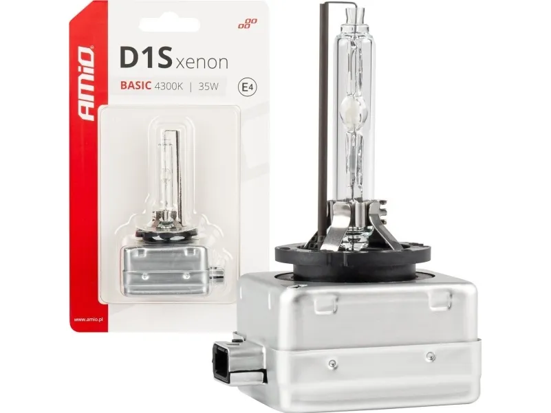 Xenon-pære D1S 35W 4300K AMiO BASIC blister AMIO-03863