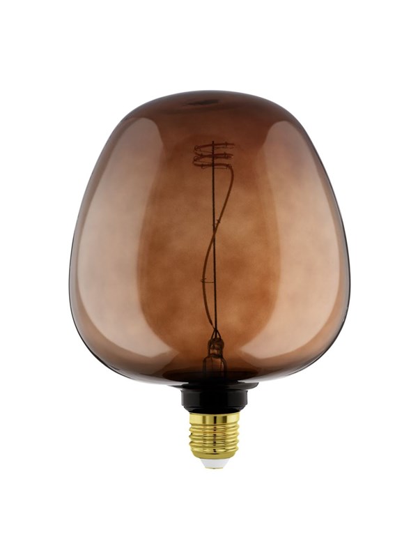 EGLO LED-lyspære G190 4W 40LM 2000K DIM. KONJAKK E27