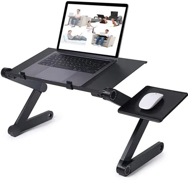 Multifunksjonelt laptopbord med musematte