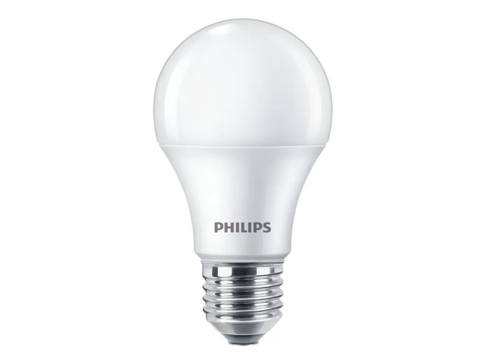 Philips CorePro - LED-lyspære - form: A60 - mattslipt finish - E27 - 10 W (ekvivalent 75 W) - klasse F - varmt hvitt lys - 2700 K