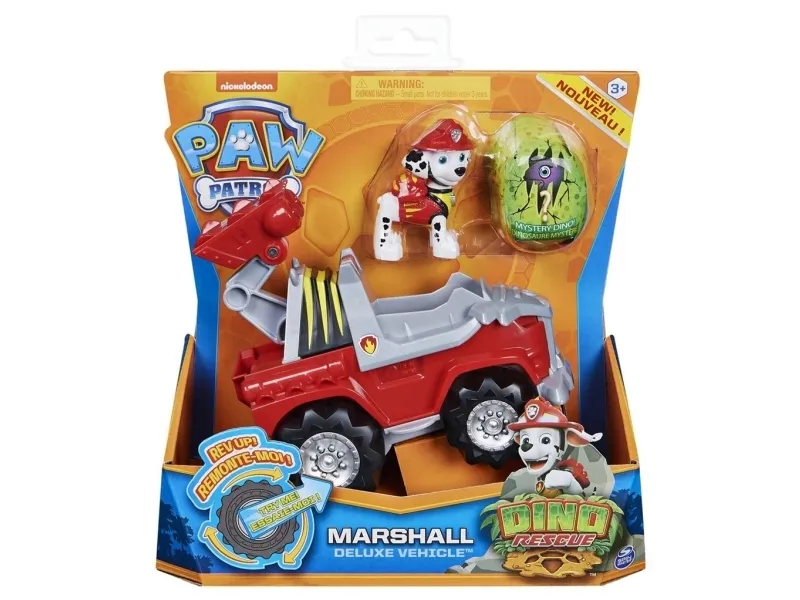 Paw Patrol Dino Deluxe Vehicles Marshall