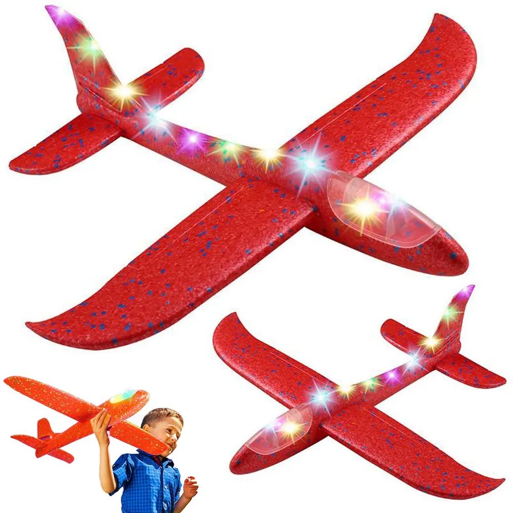 Kastefly med LED - 47 cm - Red