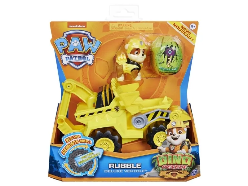 Paw Patrol Dino Deluxe Vehicles Rubble