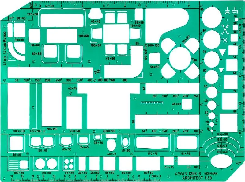 Linex 100413078, Grønn, Plast, Gloss, 1 mm, 160 mm, 230 mm