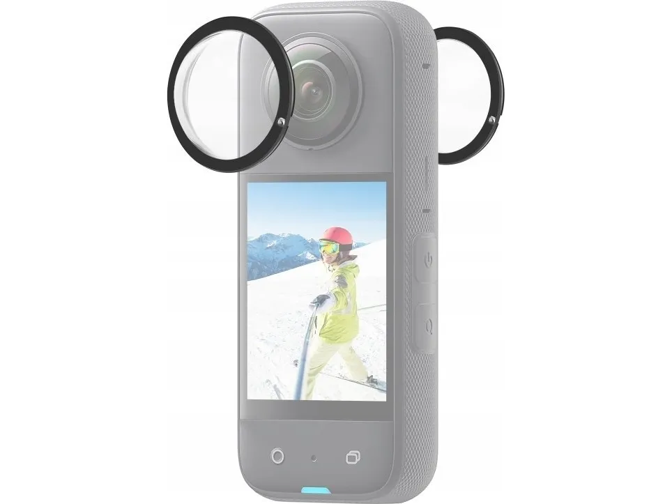 Puluz objektivbeskyttelse 2x beskyttelse for Insta360 X3 / Pu806b