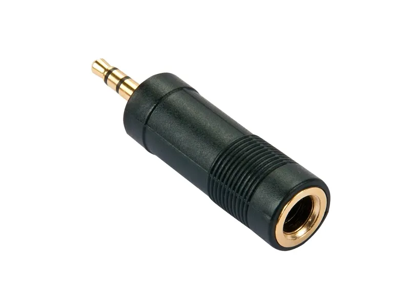 Lindy 35621, 3.5mm, 6.3mm, Svart