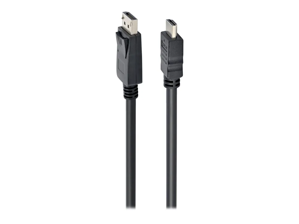 Cablexpert CC-DP-HDMI-3M - Adapterkabel - DisplayPort hann til HDMI hann - 3 m - skjermet