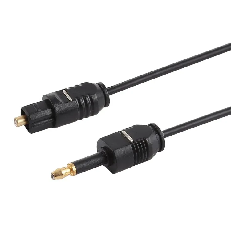 1m Digital Optisk Lydkabel til 3.5mm AUX / Toslink-kabel